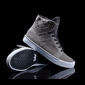 Gray high top Supra